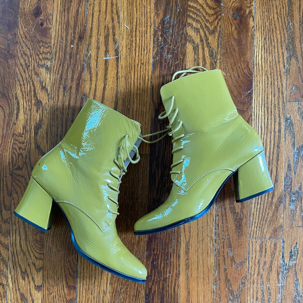 Intentionally Blank Mox Lace Up Booties